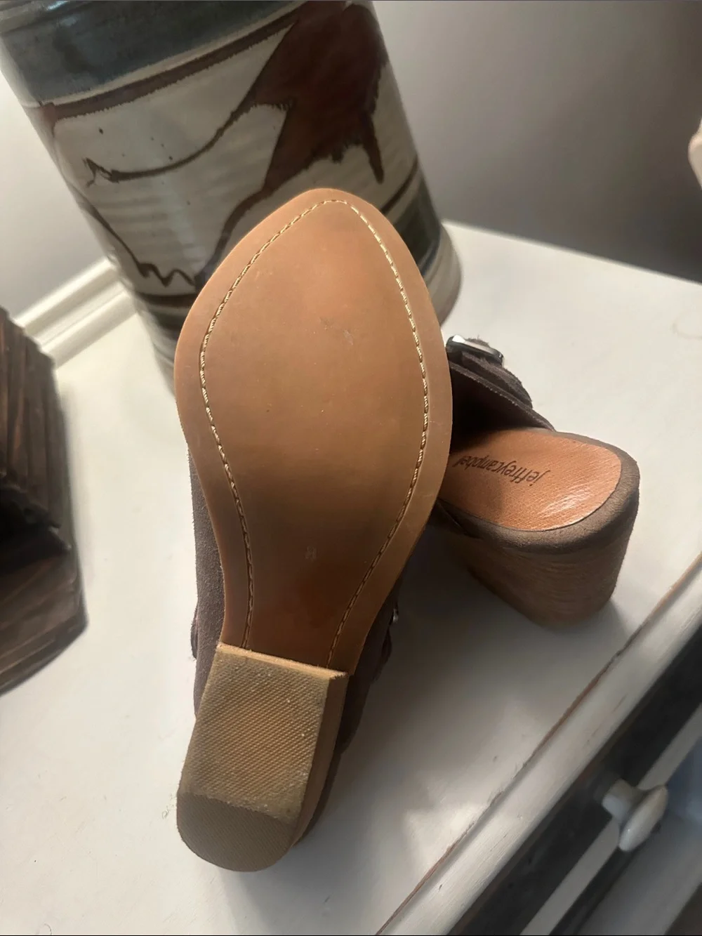 Jeffrey Campbell Mule Booties 8 Like New